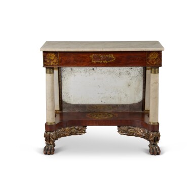View full screen - View 1 of Lot 349. A Classical Pier Table, New York, circa 1815.