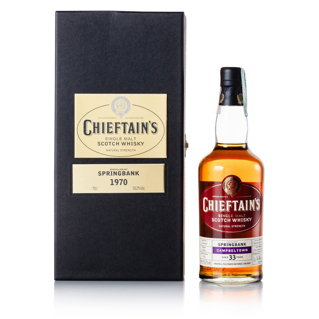 全螢幕檢視 - 查看268Springbank Ian MacLeod Chieftain's 33 Year Old 50.2 abv 1970 (1 BT 70cl)的1