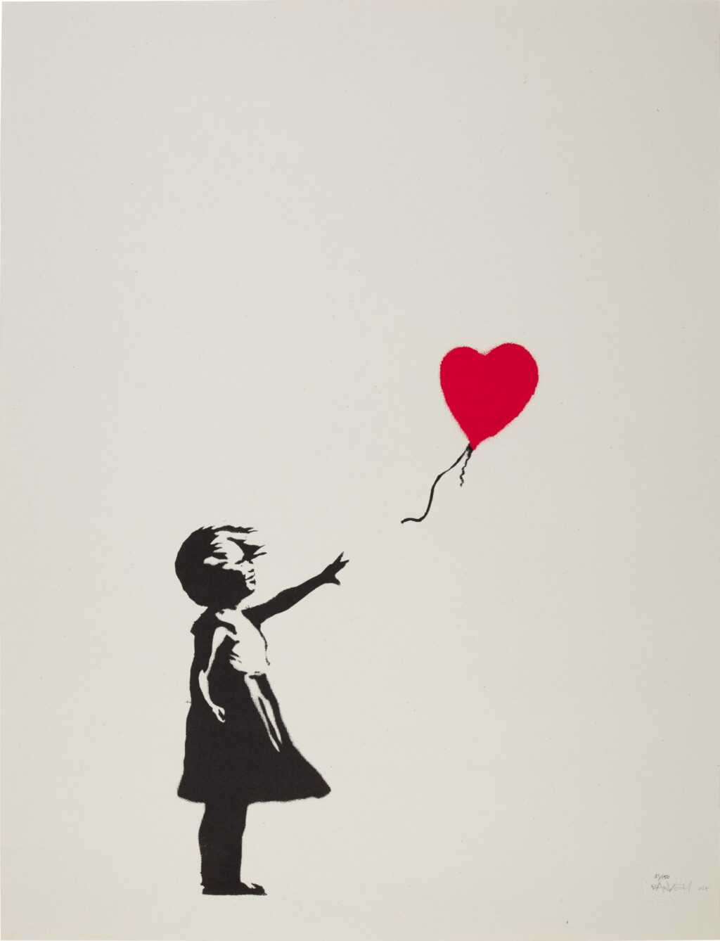 View full screen - View 1 of Lot 6. Girl With Balloon.
