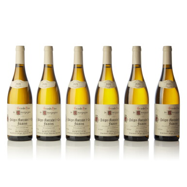 View full screen - View 1 of Lot 321. Puligny Montrachet, Les Folatières 2020 Paul Pernot (12 BT).
