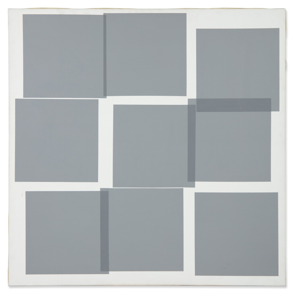 View full screen - View 1 of Lot 63. 9 carrés gris - LA – 2.