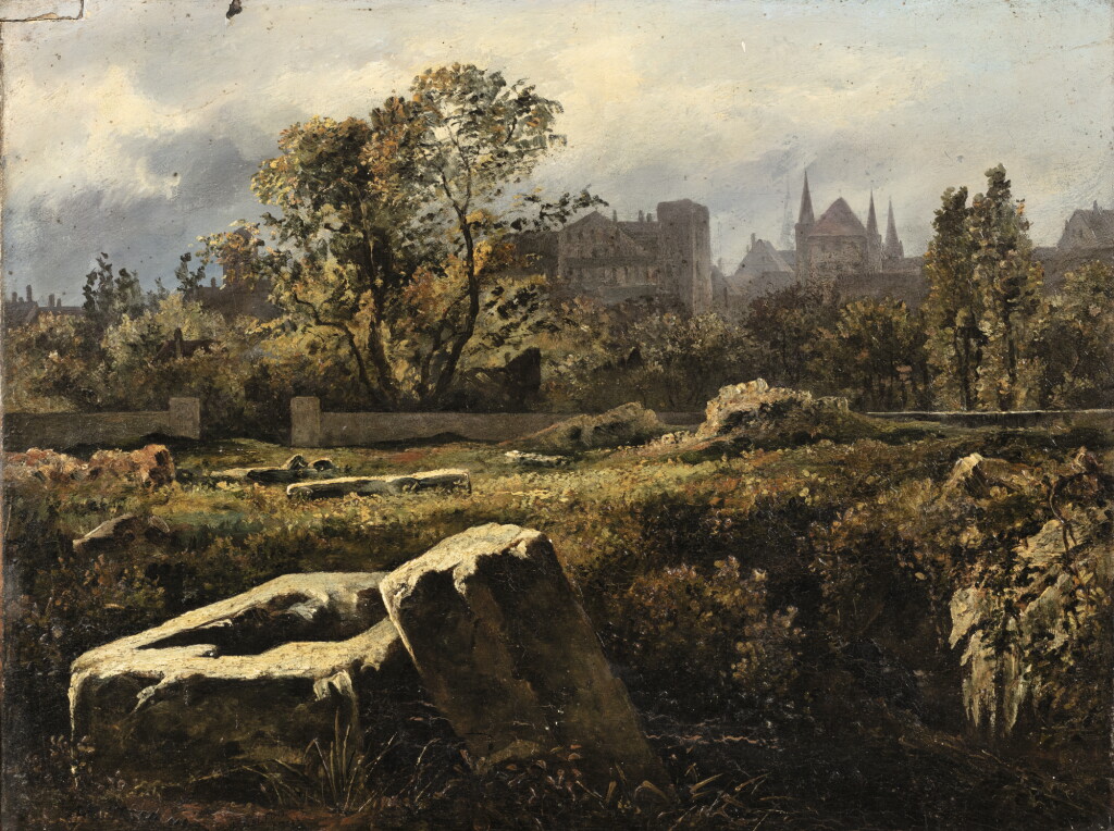 View full screen - View 1 of Lot 75. JOHN DALTON | ROMAN CEMETERY IN AVENCHES, SWITZERLAND.