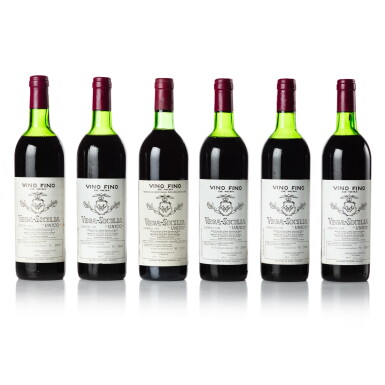 View full screen - View 1 of Lot 331. Vega Sicilia 'Unico' 1953 (6 BT).