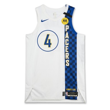 View full screen - View 1 of Lot 178. Victor Oladipo Indiana Pacers 2019-2020 Game Worn City Edition Jersey .