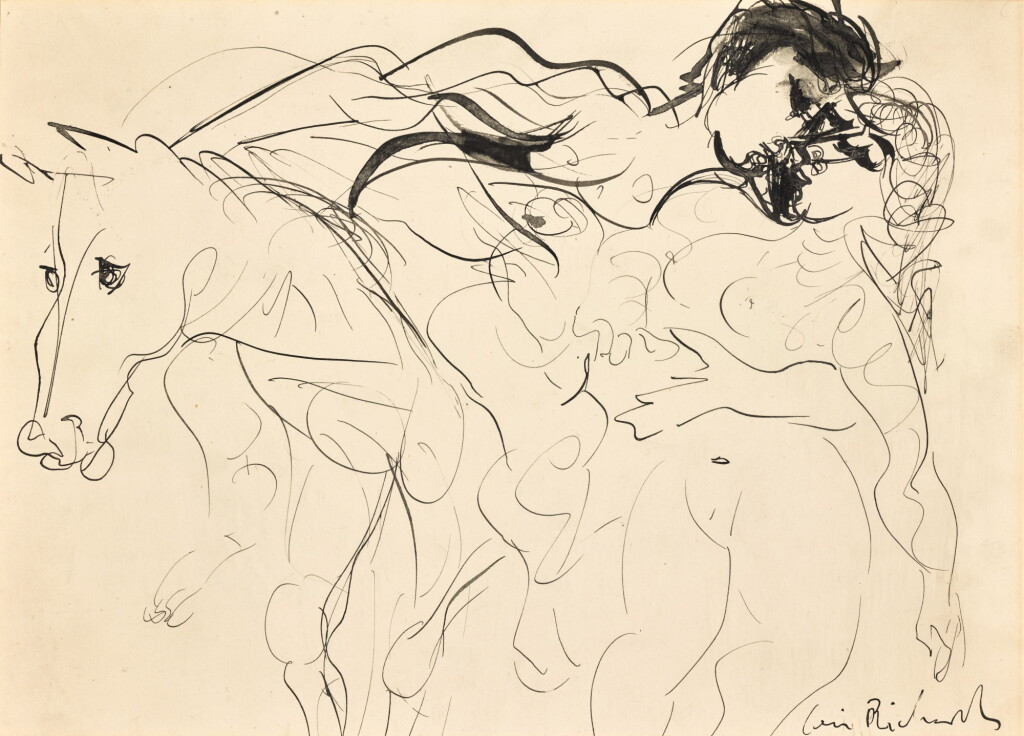 View full screen - View 1 of Lot 129. CERI RICHARDS | STUDY FOR SABINES.