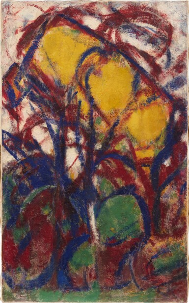 View full screen - View 1 of Lot 44. Die gelben Bäume (The yellow trees).