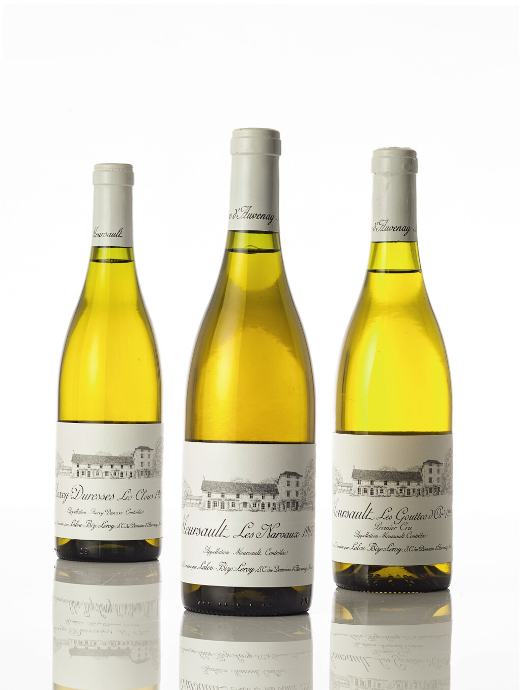 View full screen - View 1 of Lot 6172. Meursault, Goutte d'Or 1997 Domaine d'Auvenay (11 BT).