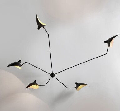 View full screen - View 1 of Lot 559. Five-Arm Wall Light.
