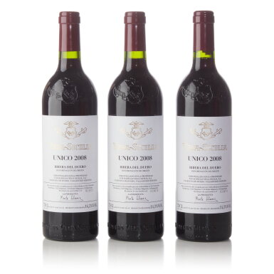 View full screen - View 1 of Lot 283. Vega Sicilia 'Unico' 2008 (3 BT).