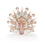 Graff | Coloured Diamond and Diamond Brooch | 格拉夫 | 彩色鑽石 配 鑽石 胸針