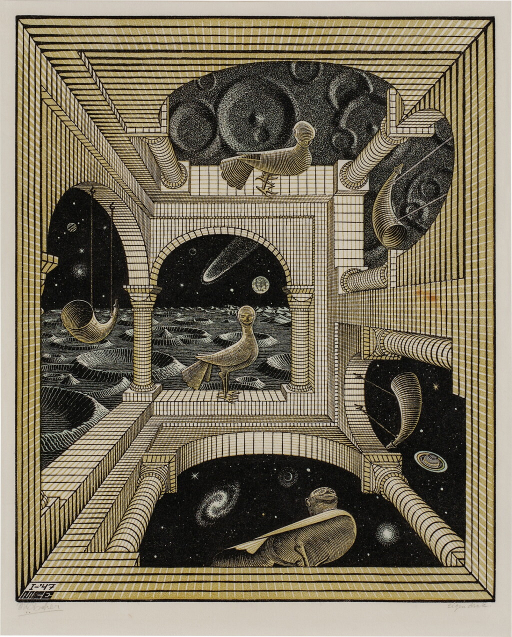 M. C. Escher | Other World (Bool 348) | Prints & Photographs Part I