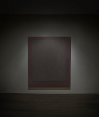 View full screen - View 1 of Lot 112. Mark Rothko 馬克 · 羅斯科 | Untitled (Plum and Dark Brown) 無題(洋李色及深棕色).
