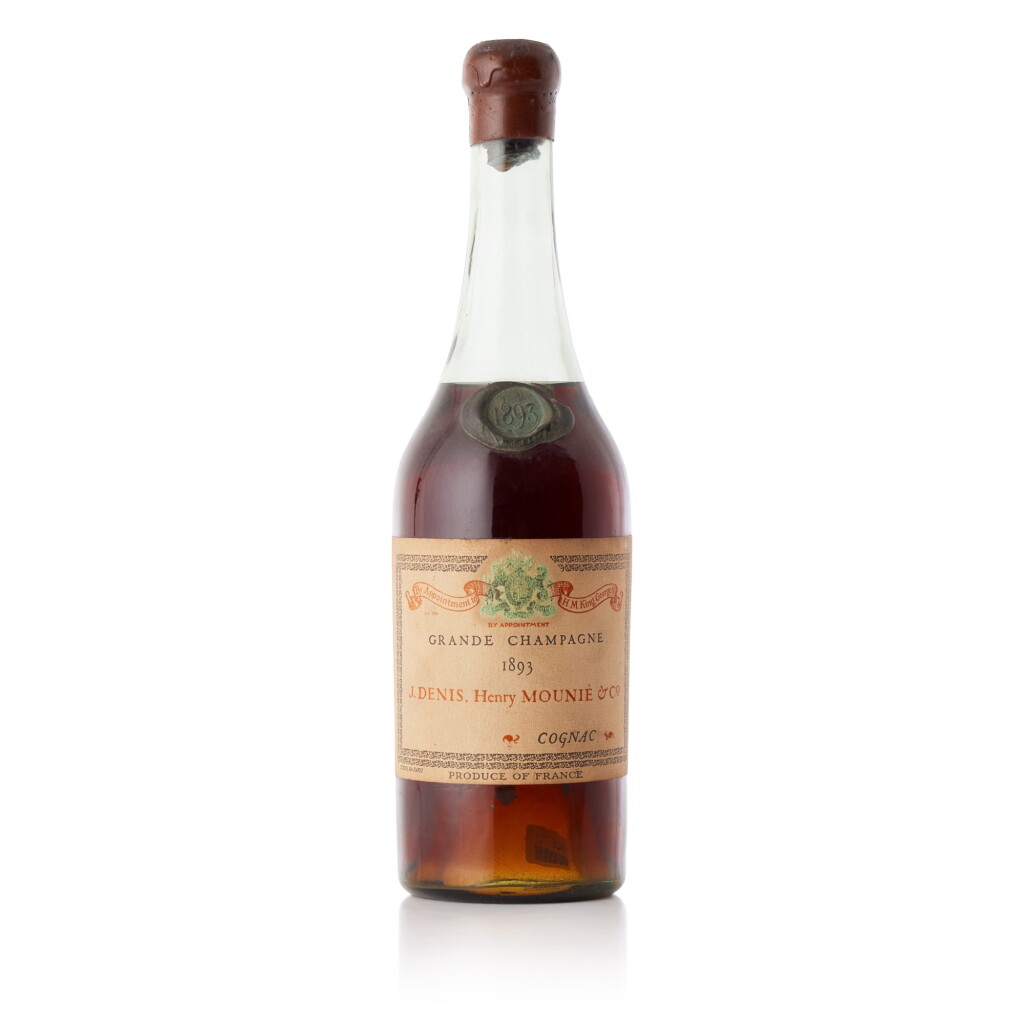 View full screen - View 1 of Lot 6754. Denis Mounie Vintage Cognac 1893 (1 BT70).