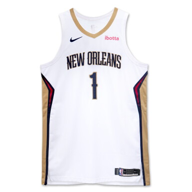View full screen - View 1 of Lot 68. Zion Williamson New Orleans Pelicans 2023-2024 Game Worn Association Edition Jersey .