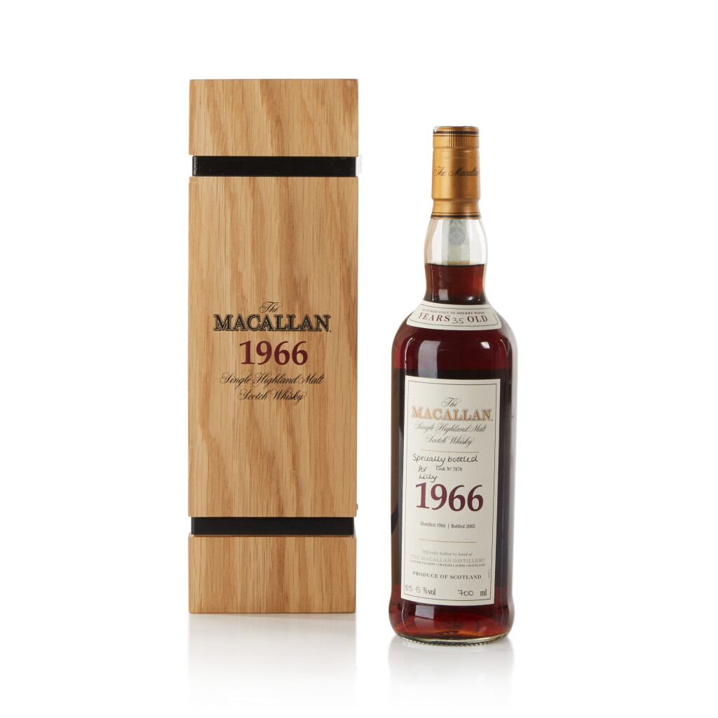 View full screen - View 1 of Lot 26. The Macallan Fine & Rare 35 Year Old 55.5 abv 1966 .