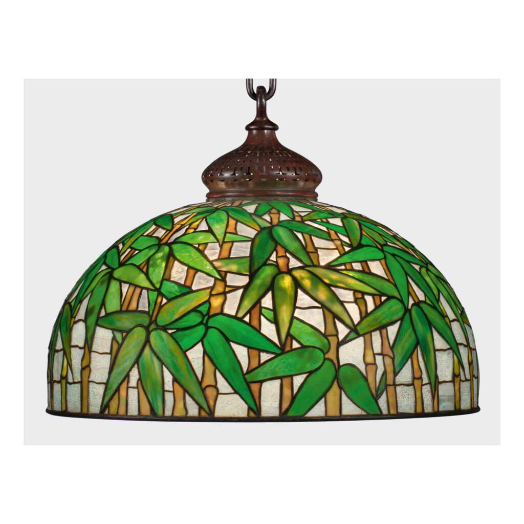 View full screen - View 1 of Lot 27. "Bamboo" Chandelier.