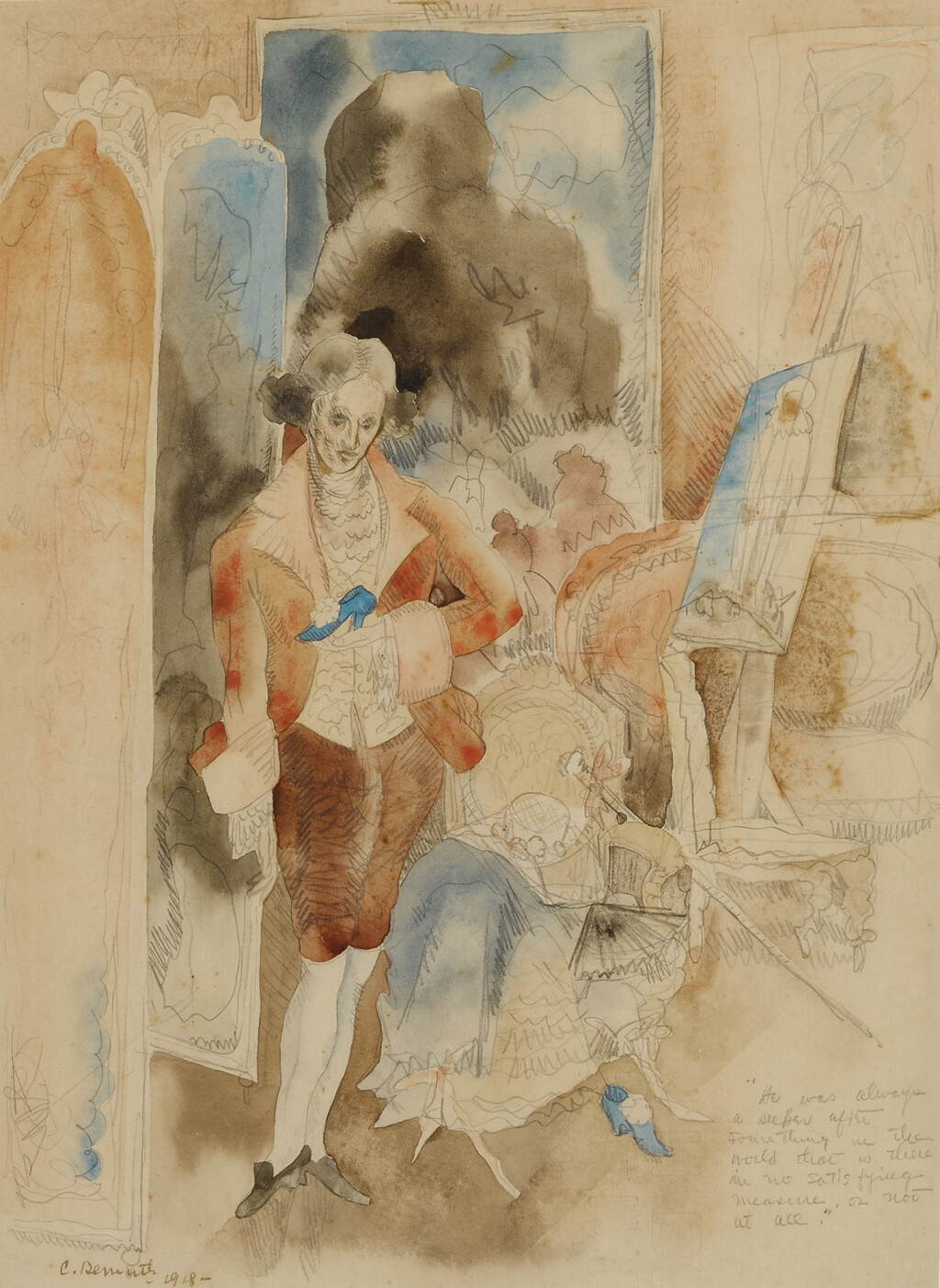 View full screen - View 1 of Lot 20. CHARLES DEMUTH | A PRINCE OF COURT PAINTERS (NO. 1).