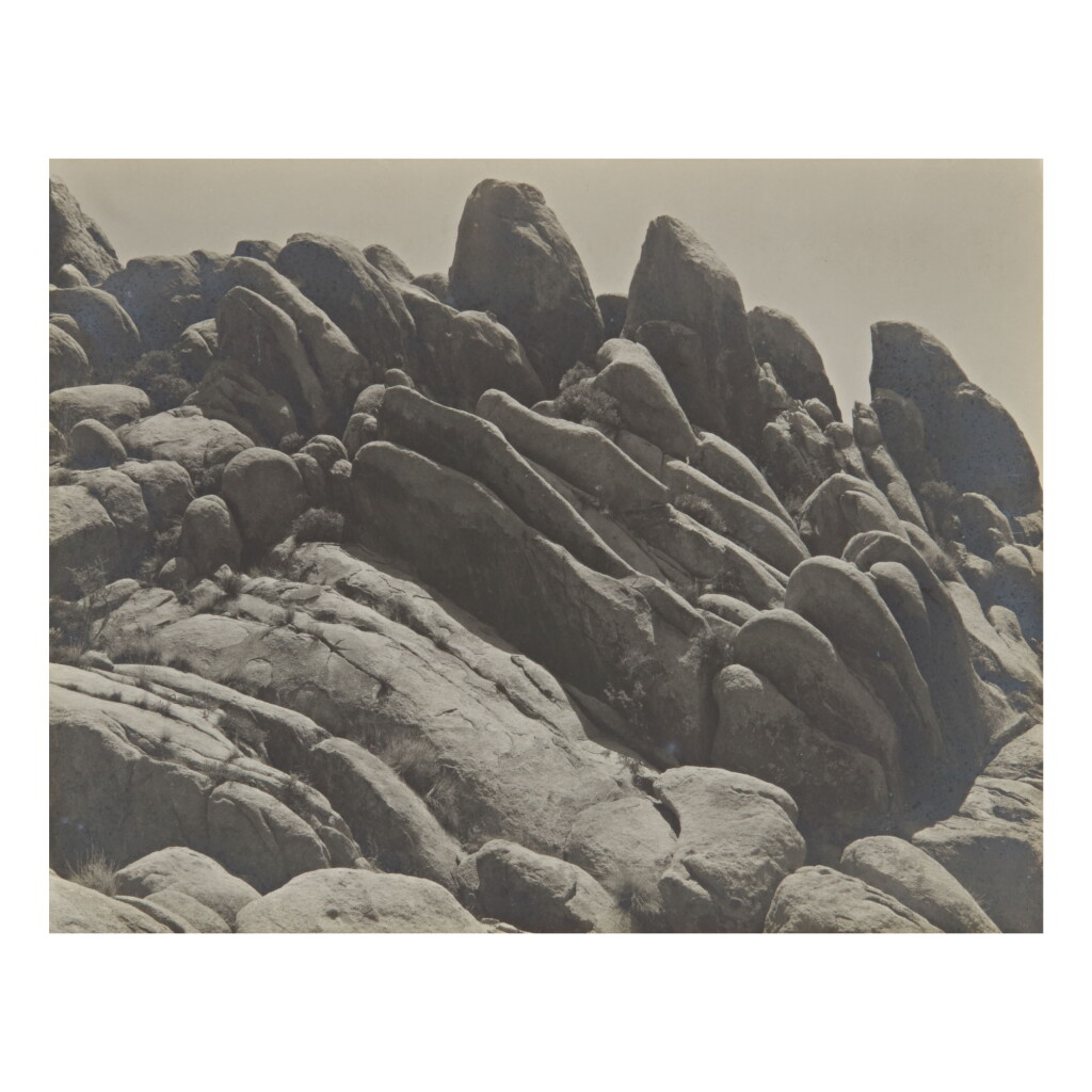 View full screen - View 1 of Lot 44. EDWARD WESTON | ROCK FORMATIONS, MOJAVE DESERT, CALIFORNIA.