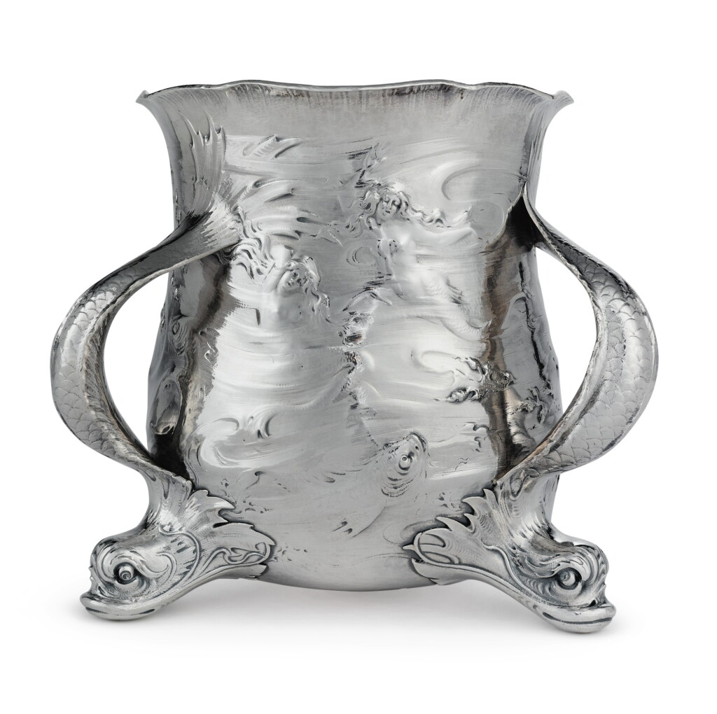 View full screen - View 1 of Lot 428. A Large American Silver Three-Handled Cup, Martelé, Gorham Mfg. Co., Providence, RI, 1902.