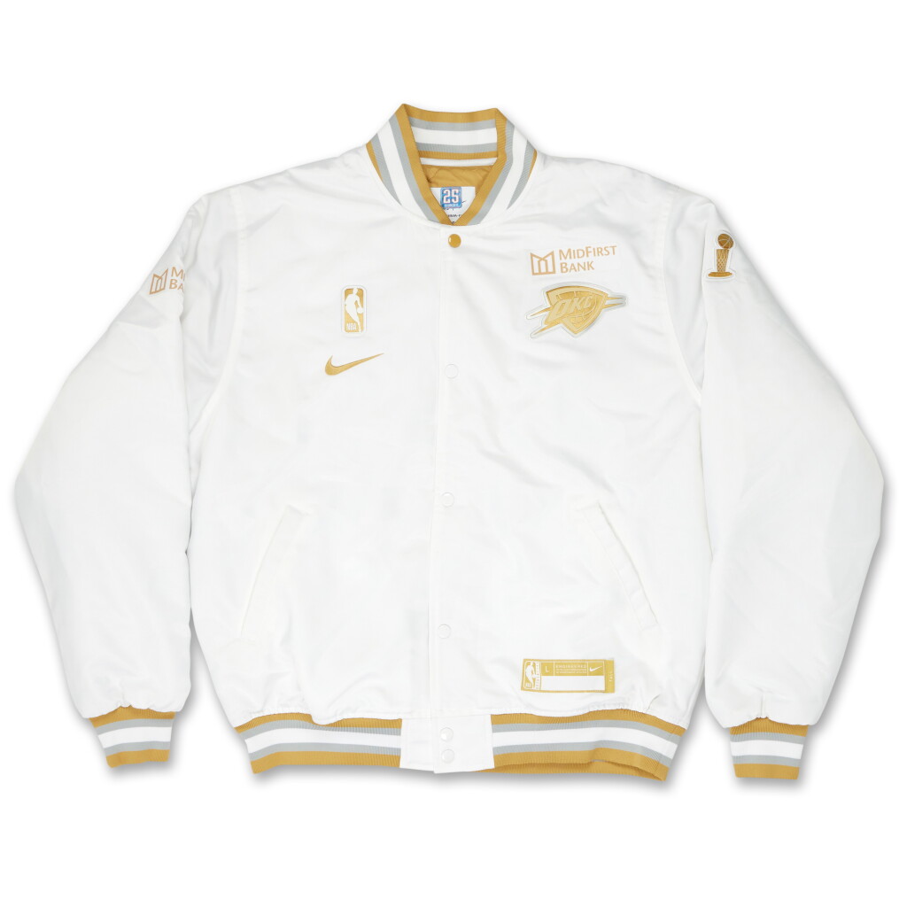 全萤幕检视 - 查看12Ajay Mitchell ‘Ring Ceremony’ Oklahoma City Thunder 2025-2026 NBA Tip-Off Game Worn Jacket的1
