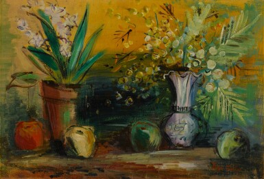 View full screen - View 1 of Lot 831. Nature morte aux pommes.