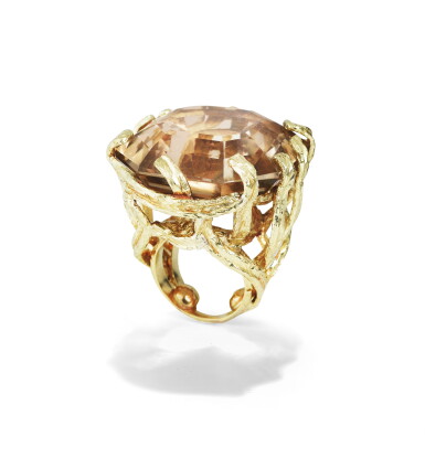 View full screen - View 1 of Lot 139. BAGUE CITRINE | CITRINE RING.