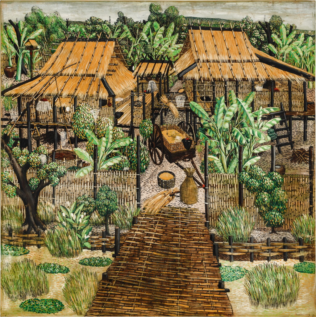 View full screen - View 1 of Lot 182. Damrong Wong-Uparaj 丹龍黃 | Thai Lanna farmhouse 泰國蘭納農家.