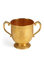 GOLD: The Santa Anita Handicap: An American 14 Karat Gold Horse Trophy, Shreve & Co., San Francisco, Dated 1951