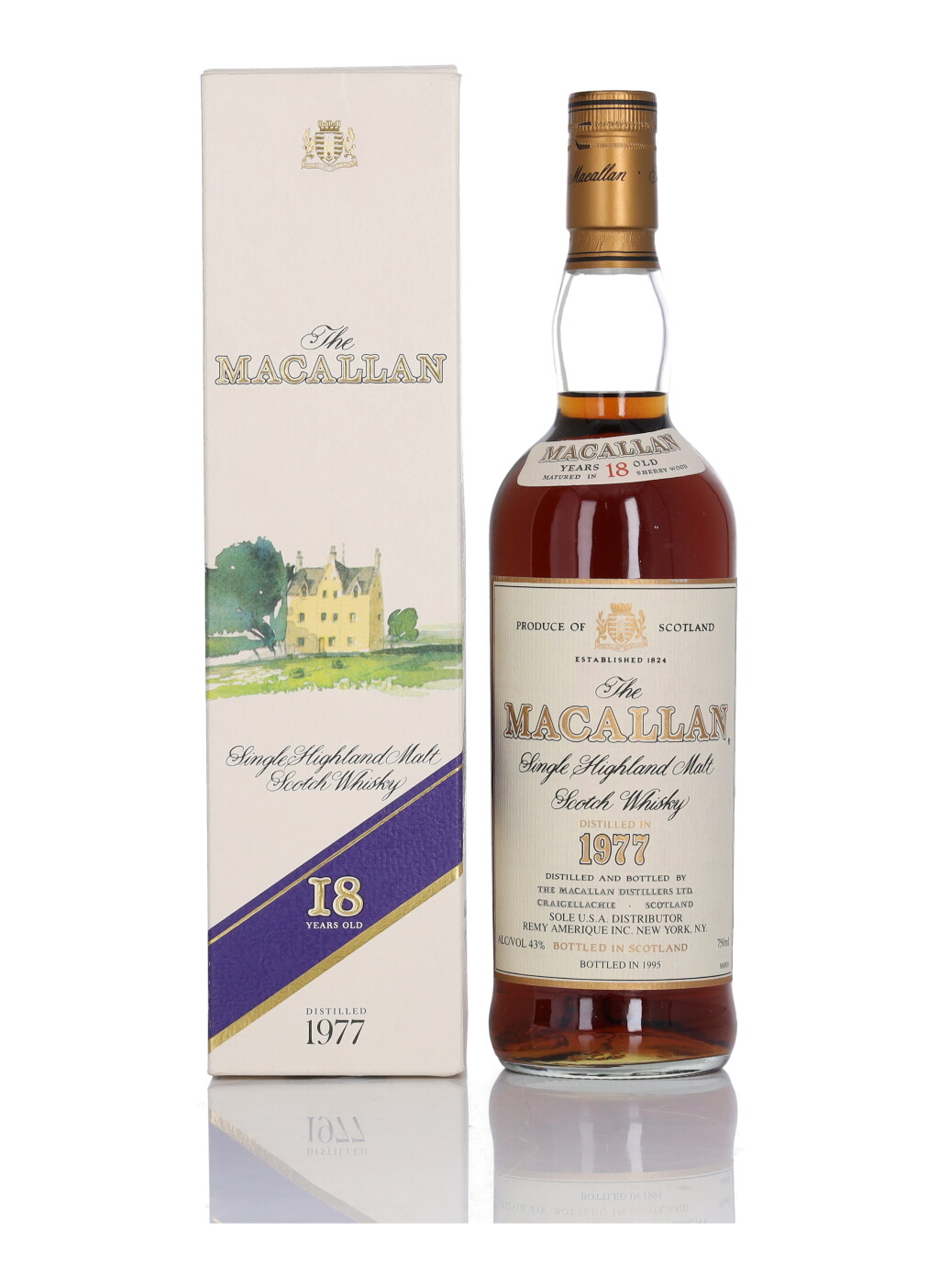 View full screen - View 1 of Lot 11. The Macallan 18 Year Old 43.0 abv 1977 (1 Bottle 75cl).