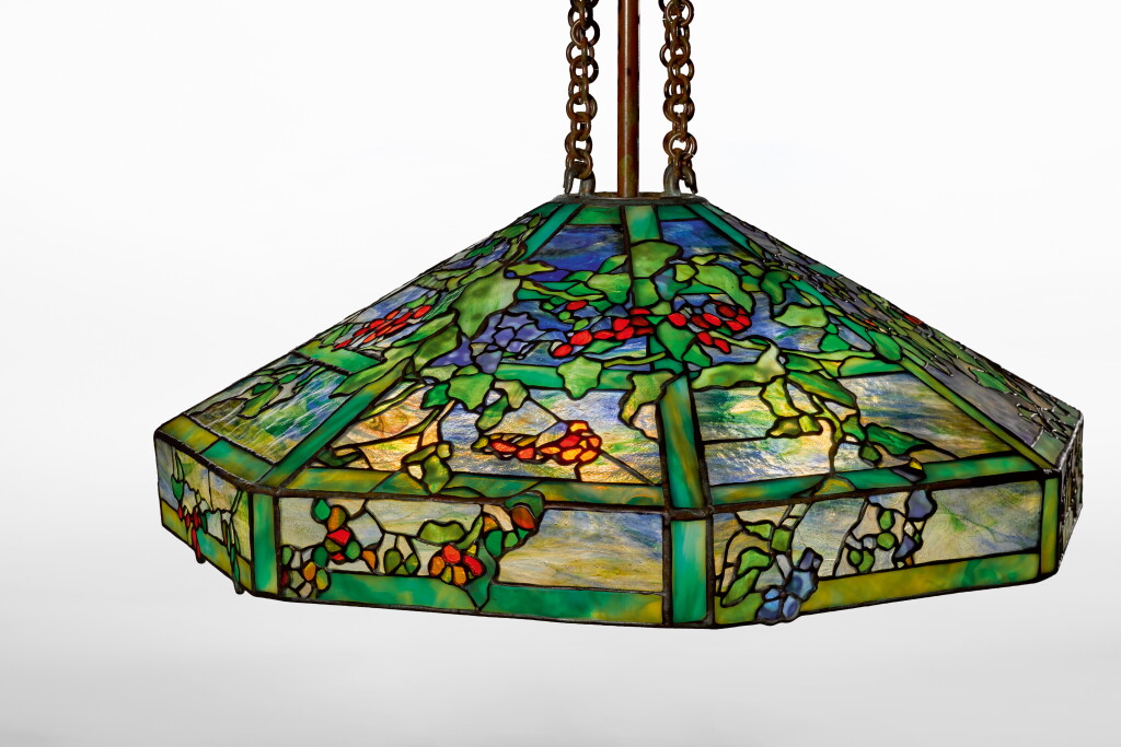 View full screen - View 1 of Lot 245. “October Nightshade” Chandelier.