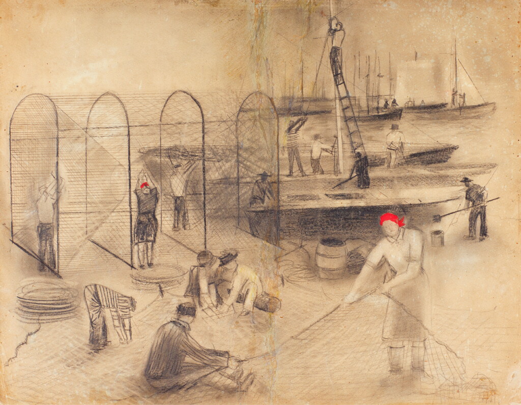 View full screen - View 1 of Lot 116. KONSTANTIN ALEXANDROVICH VYALOV | Fishing Nets.