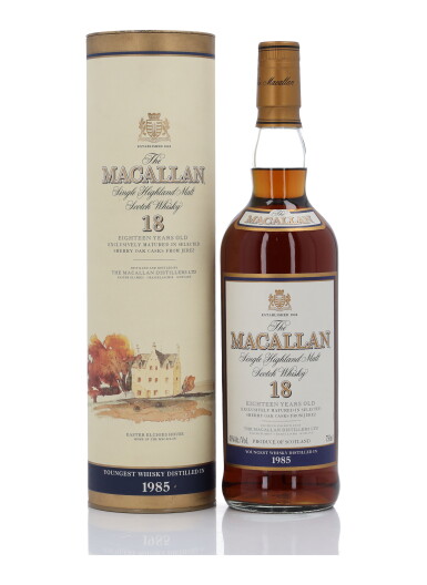 View full screen - View 1 of Lot 23. The Macallan 18 Year Old Sherry Oak 43.0 abv 1985 (1 Bottle 75cl).