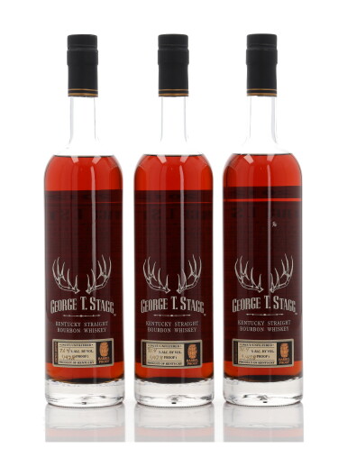 View full screen - View 1 of Lot 201. George T. Stagg 2012 Release 142.8 Proof 1995 (3 BT 75cl).