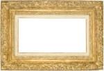 A Louis XIII-XIV carved giltwood frame
