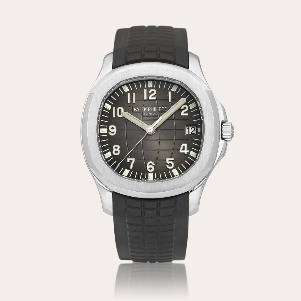 View full screen - View 1 of Lot 2202. Aquanaut, Reference 5167 A stainless steel wristwatch with date, Circa 2010 | 百達翡麗 | AQUANAUT 型號5167 | 精鋼腕錶,備日期顯示,約2011年製.