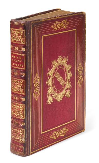 View full screen - View 1 of Lot 137. Sykes, Catalogue of the splendid, curious, and extensive library..., 1824 .