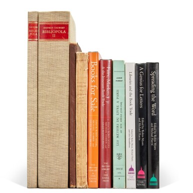 View full screen - View 1 of Lot 156. Book distribution - Booksellers and bookselling - History.