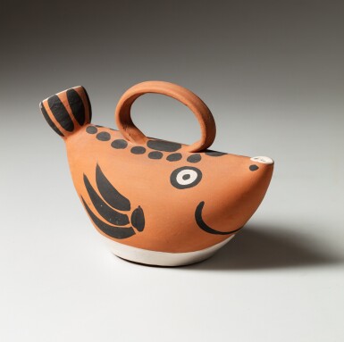 View full screen - View 1 of Lot 82. Sujet poisson .