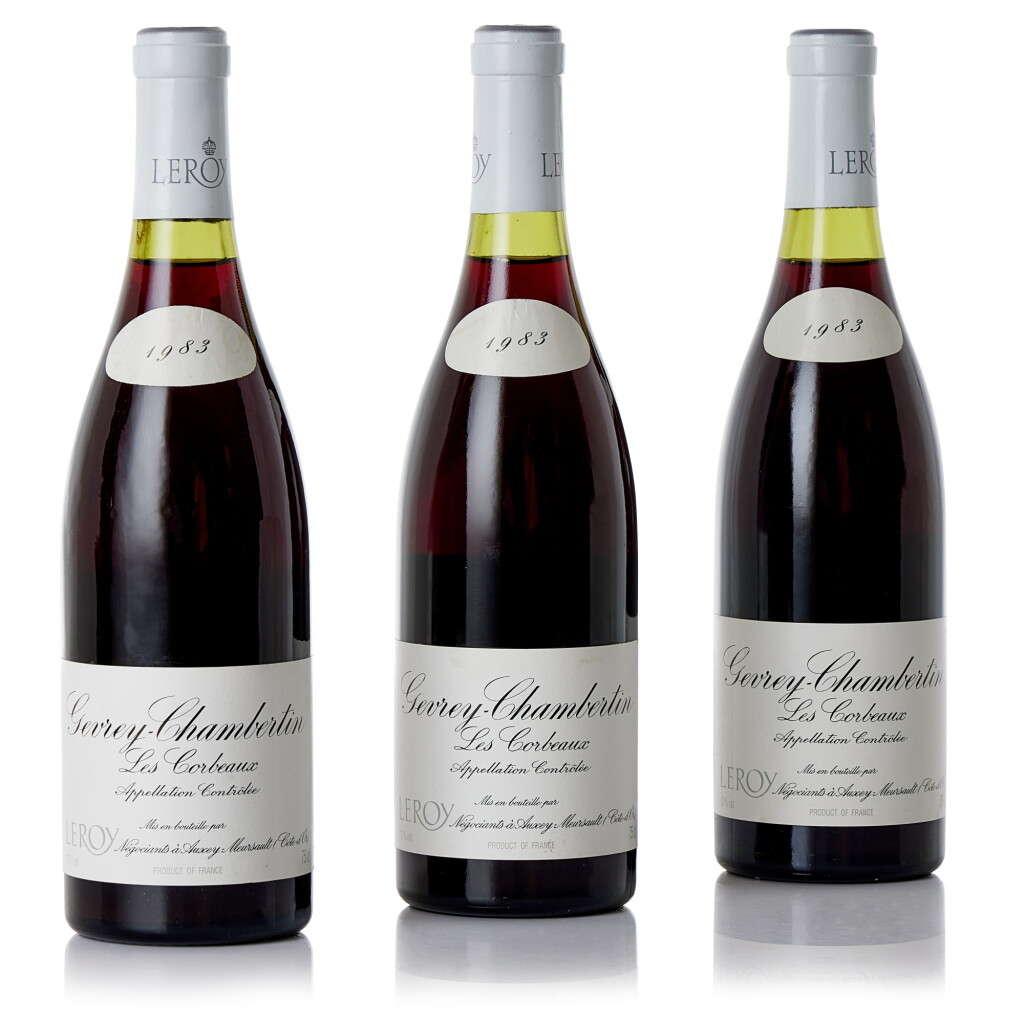 View full screen - View 1 of Lot 3066. Gevrey Chambertin, Les Corbeaux 1983 Maison Leroy (7 BT).