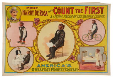 View full screen - View 1 of Lot 219. De Rosa, Harry | America's Greatest Monkey Contest.