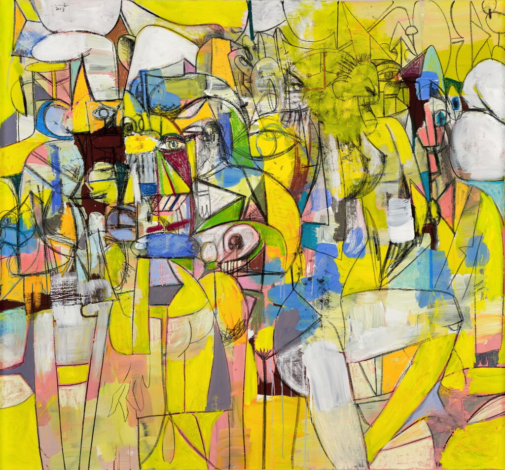 View full screen - View 1 of Lot 117. George Condo 喬治·康多 | Figures in Motion 動態群像.