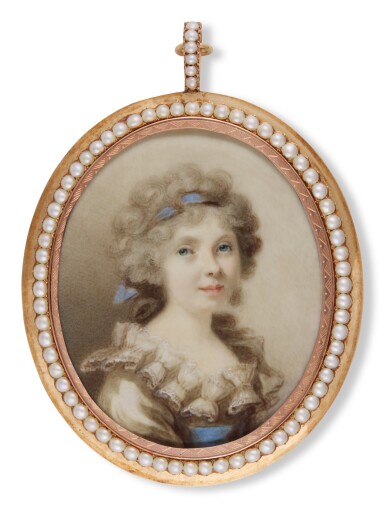 View full screen - View 1 of Lot 322. Portrait of Mrs Dawson, circa 1785.