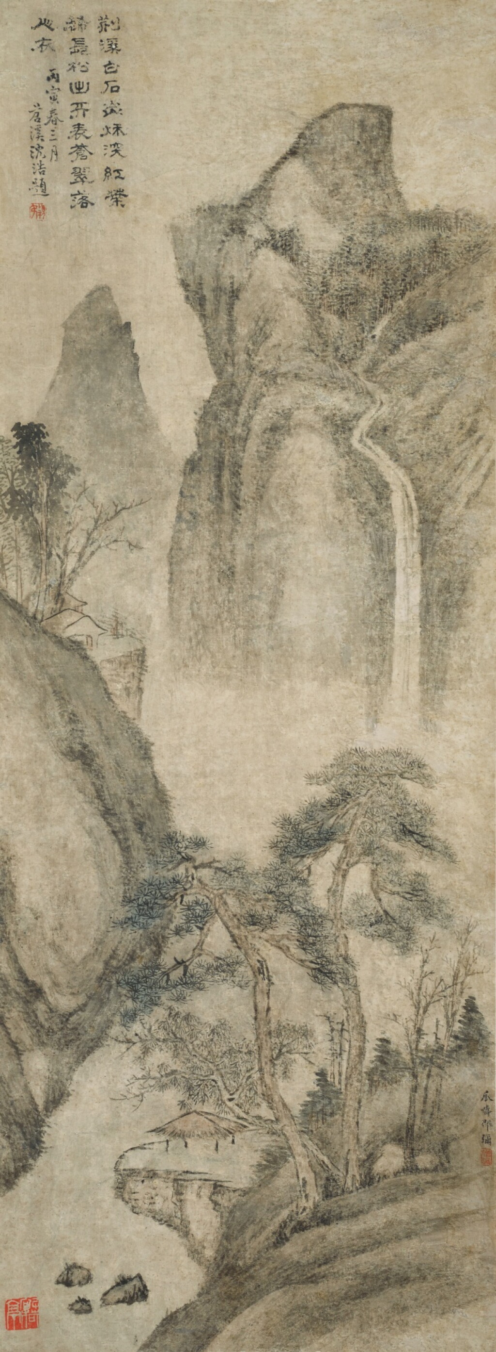 View full screen - View 1 of Lot 3032. Shao Mi, Autumn scene | 邵彌 秋意圖 .