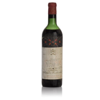 View full screen - View 1 of Lot 41. Château Mouton Rothschild 1959 (1 BT).