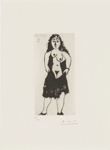 View full screen - View 1 of Lot 50. Maja à la robe courte (Bloch 1606; Baer 1622).