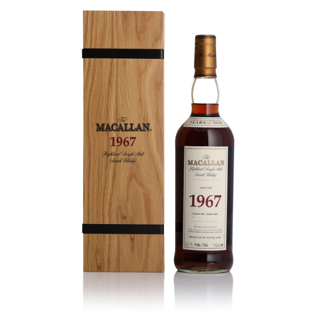 View full screen - View 1 of Lot 14. The Macallan Fine & Rare 35 Year Old 55.9 abv 1967 (1 BT 75cl).