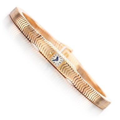 View full screen - View 1 of Lot 25. Lady’s bracelet watch, circa 1961.