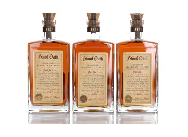 View full screen - View 1 of Lot 167. Blood Oath Pact No.1 Box Set 98.6 Proof NV (3 Bottles 75cl).