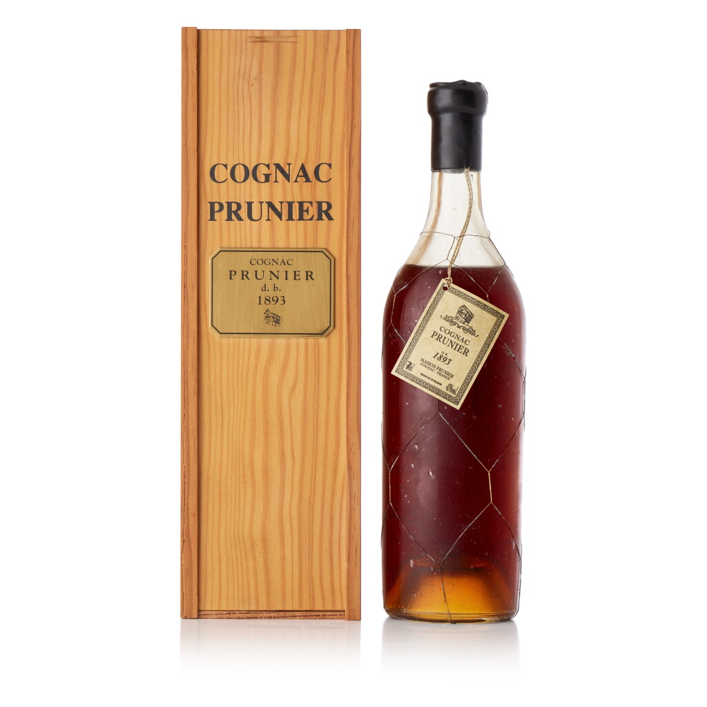 View full screen - View 1 of Lot 6852. Prunier Vintage Cognac 43.0 abv 1893 (1 BT70).