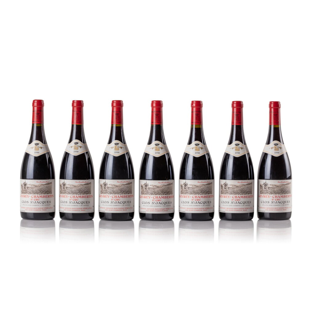 View full screen - View 1 of Lot 23. Gevrey Chambertin, Clos St. Jacques 1990 Domaine Armand Rousseau (7 BT).